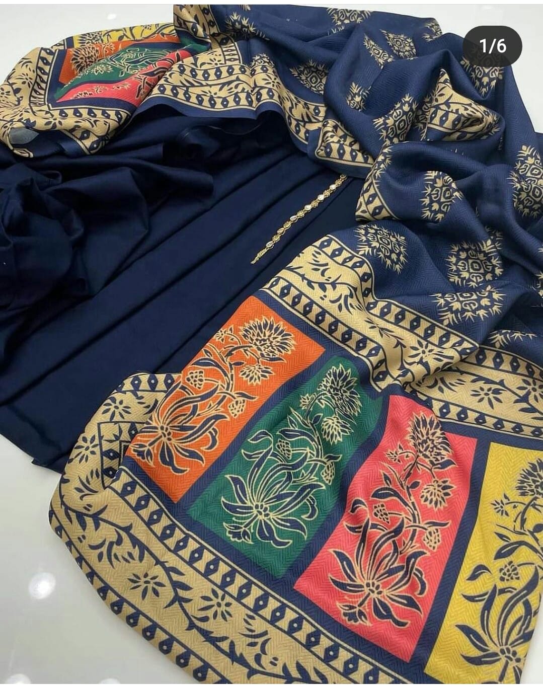 WINTER SILK DIGITAL PRINTED 3-PIECE - DP#53